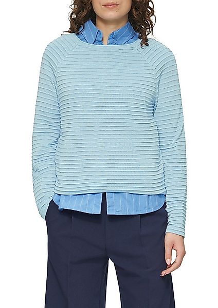 QS Strickpullover mit Strukturmuster günstig online kaufen