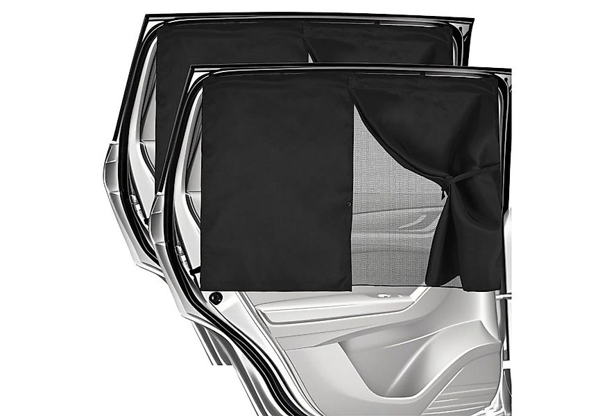 Coonoor Autosonnenschutz 2pc Auto-Seitenfenster-Sonnenschutz, doppellagiger günstig online kaufen