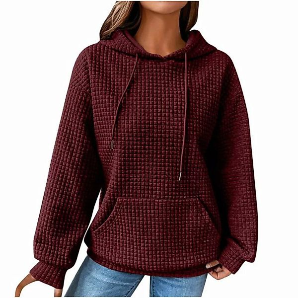 ENIX Kapuzensweatshirt Damen-Sweatshirt mit Kapuze und Kordelzug für Frühli günstig online kaufen