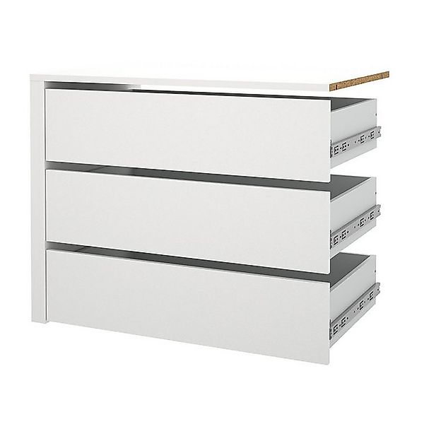 ebuy24 Kleiderschrank Catania Schubladeneinsatz 3 Schubladen 87 cm bis 1 günstig online kaufen