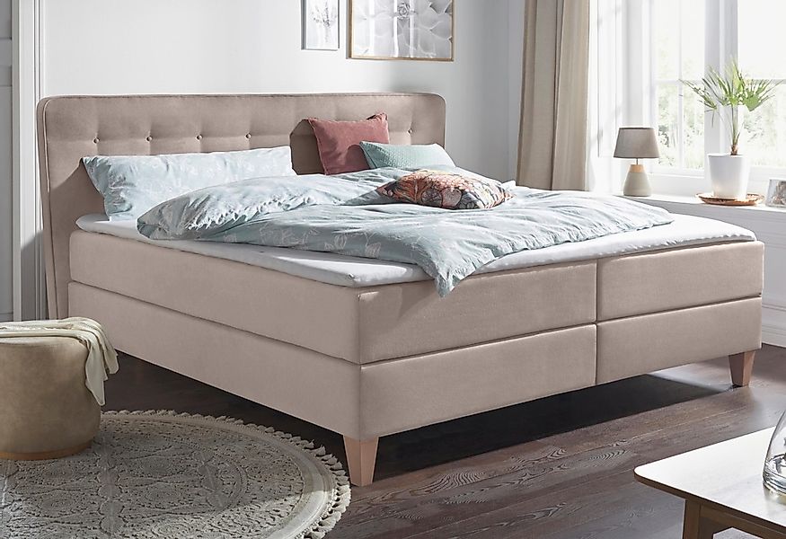 Home affaire Boxspringbett "Ascola", incl. Topper, 5, Breiten, 3 Ausführung günstig online kaufen
