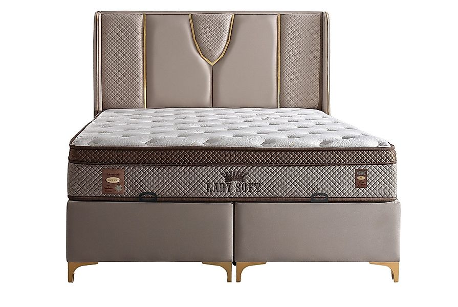 Villa Möbel Boxspringbett Soft Lady (Bett günstig online kaufen