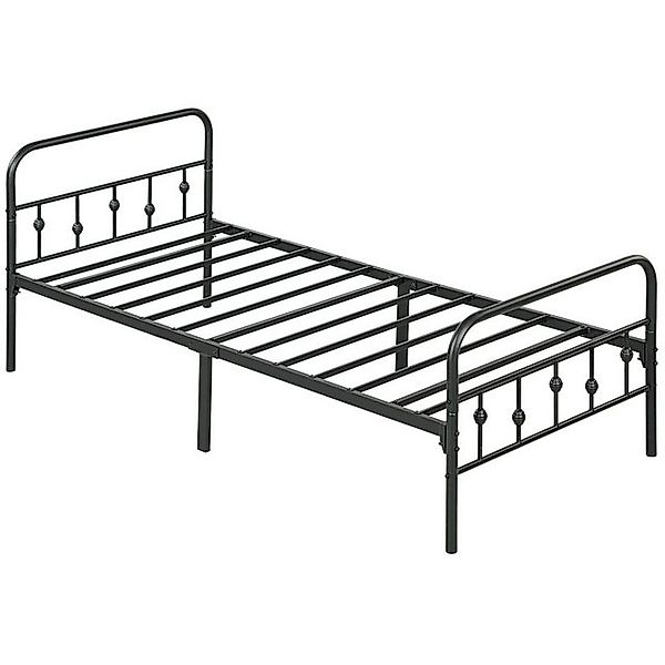 MC Star Metallbett Bettrahmen für Matratze 200 x 90 cm, klappbar Bettgestel günstig online kaufen