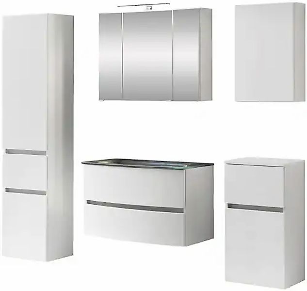 welltime Badezimmer-Set »Kaunas« Set, 5 Stk. tlg. günstig online kaufen