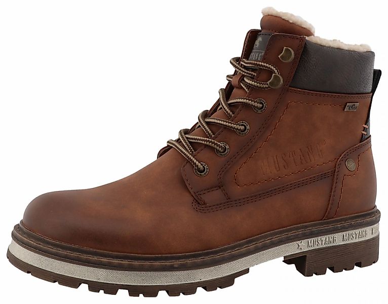 Mustang Shoes Winterboots "Merem", Schnürstiefel, Winterstiefel mit TEX-Aus günstig online kaufen