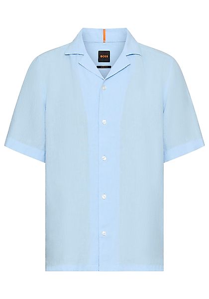 BOSS ORANGE Kurzarmhemd Rayer aus Leinen günstig online kaufen