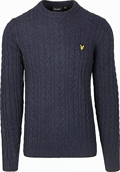 Lyle & Scott Strickpullover Herren, Baumwollmix mit Cable-Muster, Weich & A günstig online kaufen