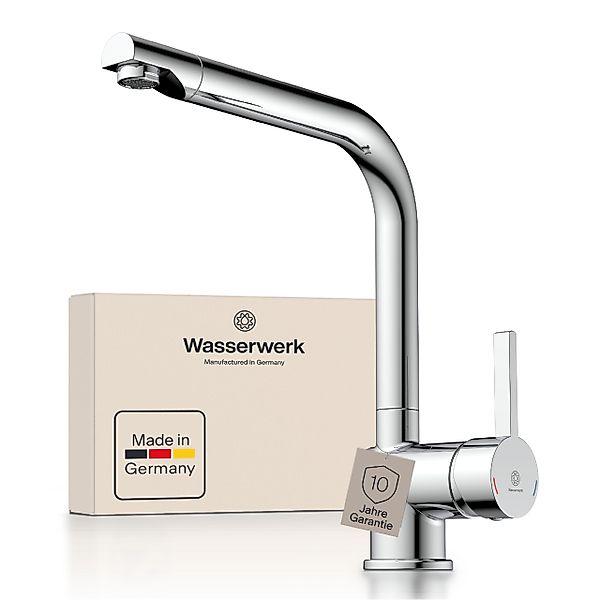 WASSERWERK Spültischarmatur »WK 4, Wasserhahn, Küche, Einhebelmischer« 360° günstig online kaufen