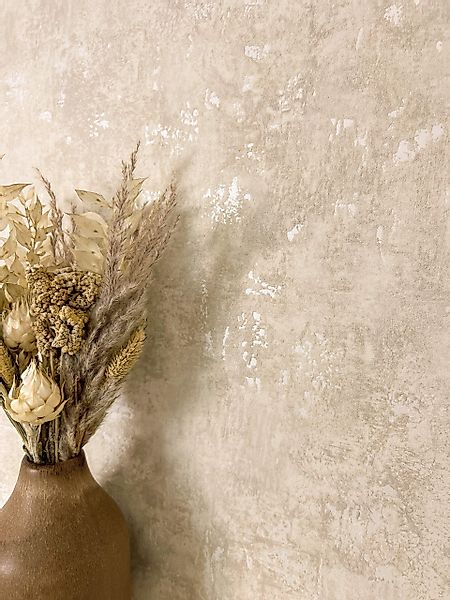 Newroom Vliestapete, Beige Tapete Modern Beton günstig online kaufen