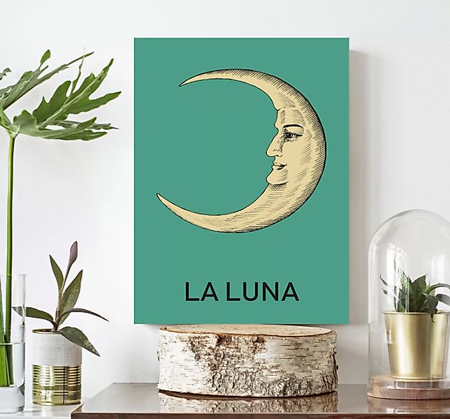 queence Leinwandbild "LA LUNA" günstig online kaufen