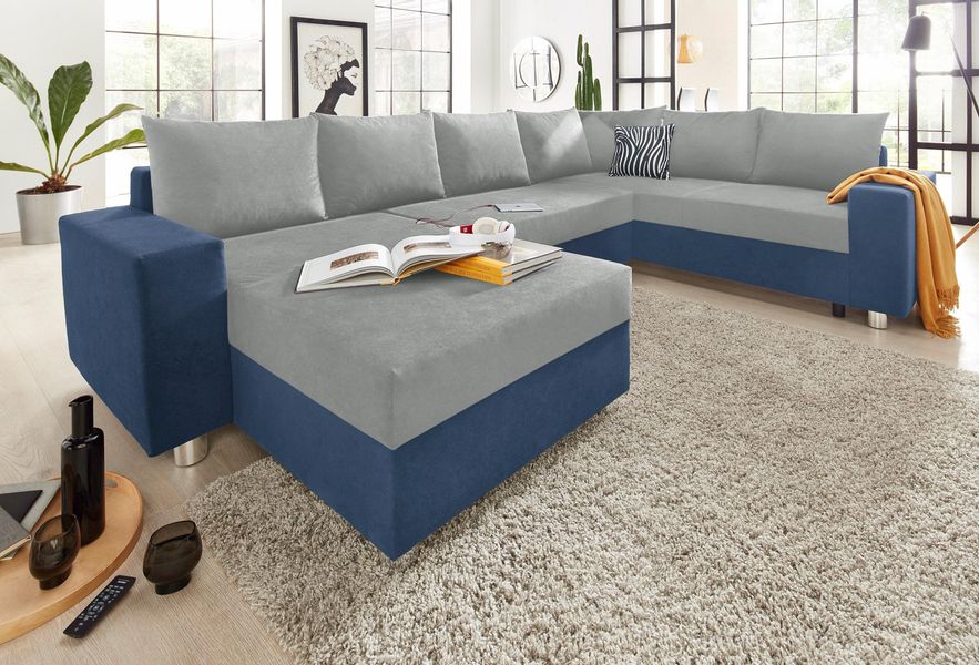 COLLECTION AB Wohnlandschaft "Paris U-Form" mit Federkern, wahlweise mit Be günstig online kaufen