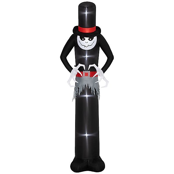 Outsunny Halloween-Dekoration 3 m riesiger Sensenmann mit LED-Beleuchtung L günstig online kaufen