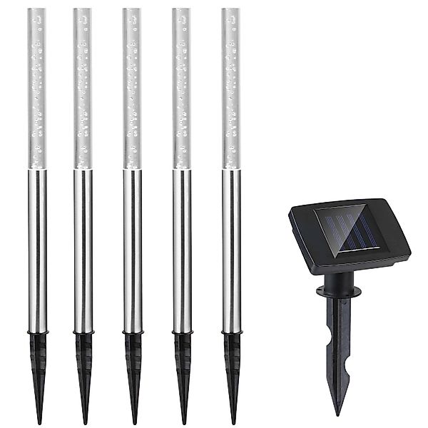 monzana LED Solarleuchte, Solarleuchte, 5er Set günstig online kaufen