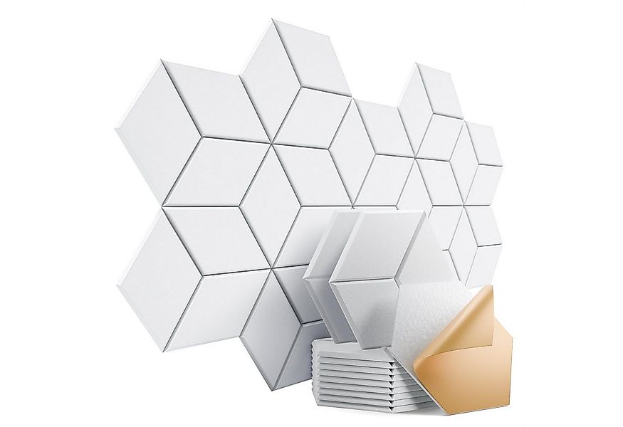 Coonoor Akustikplatte Akustikpaneele selbstklebend 12St, Schallabsorber Sch günstig online kaufen