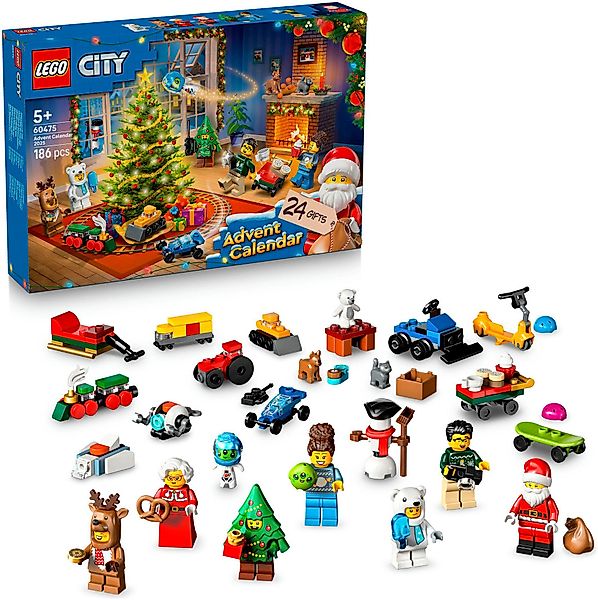 LEGO® Spielzeug-Adventskalender Spielbausteine, (60475), LEGO City günstig online kaufen