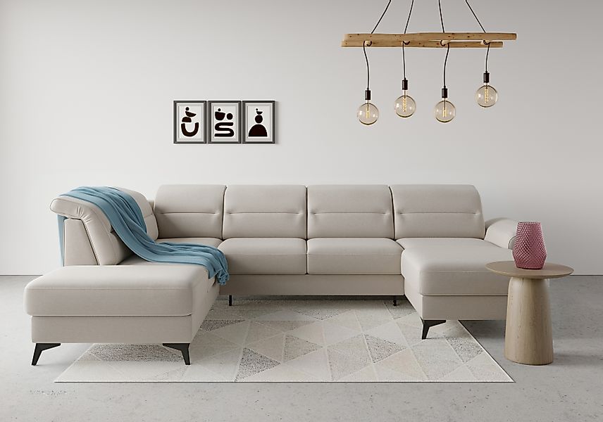 sit&more Wohnlandschaft »Sinatra U-Form« optional mit Kopfteilverstellung u günstig online kaufen