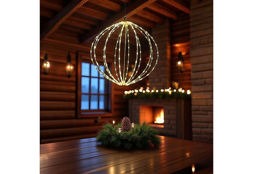 F-H-S International LED Kugelleuchte, LED, warmweiß, 50cm 295 LED warmweiß günstig online kaufen