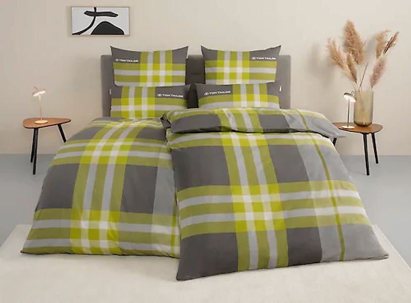 TOM TAILOR HOME Bettwäsche »Nick in Gr. 135x200 oder 155x220 cm«, mit Grati günstig online kaufen