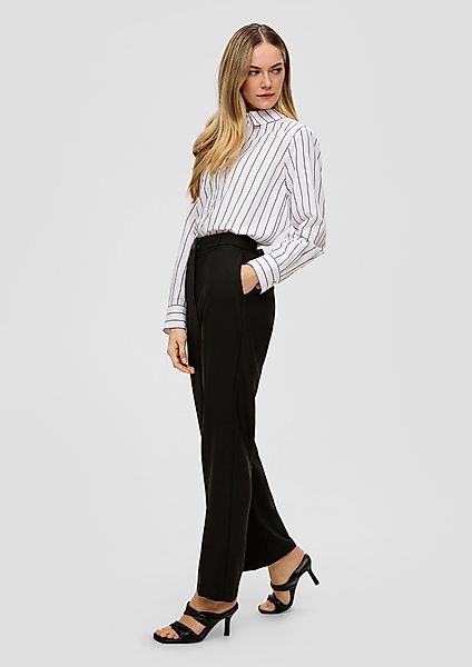 s.Oliver BLACK LABEL Stoffhose Straight-Leg-Hose aus günstig online kaufen