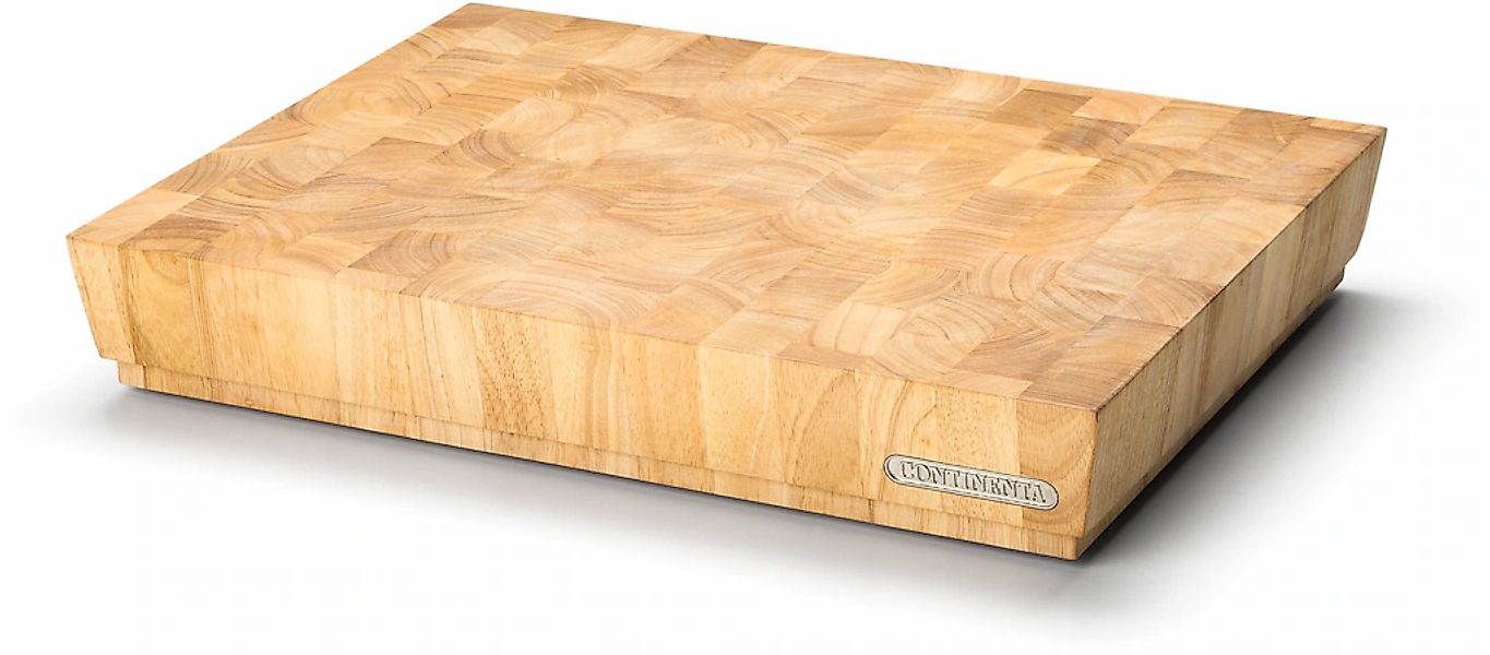 Continenta Schneidebrett Hackbrett, Stirnholz 40x30x7,5cm günstig online kaufen