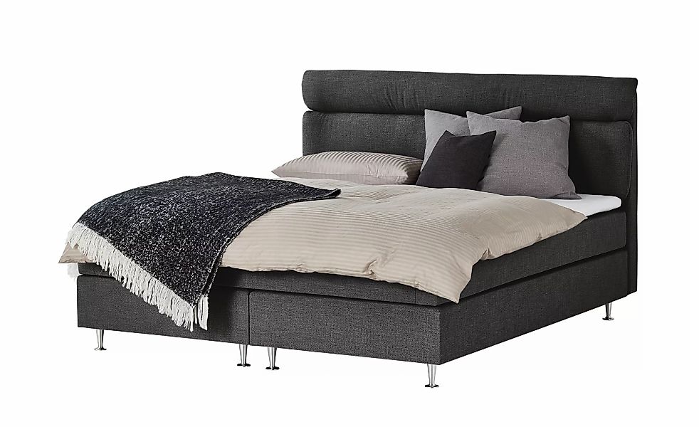 Boxspringbett  Fero  ¦ grau ¦ Maße (cm): B: 191 H: 105,5 Betten > Boxspring günstig online kaufen