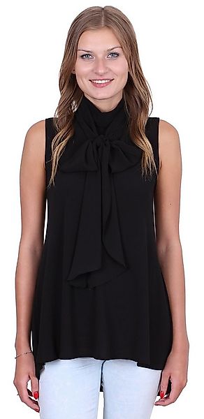 Sarcia.eu Blusentop John Zack Elegante schwarze Bluse mit Schleife L günstig online kaufen