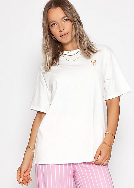 SASSYCLASSY T-Shirt Oversize T-Shirt mit Hummer Frontprint Damen Lässiges T günstig online kaufen