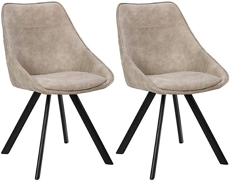 Kayoom Stuhl »Cowboy 110 2er-Set, Esszimmerstuhl Rücken und Sitz angenehm g günstig online kaufen
