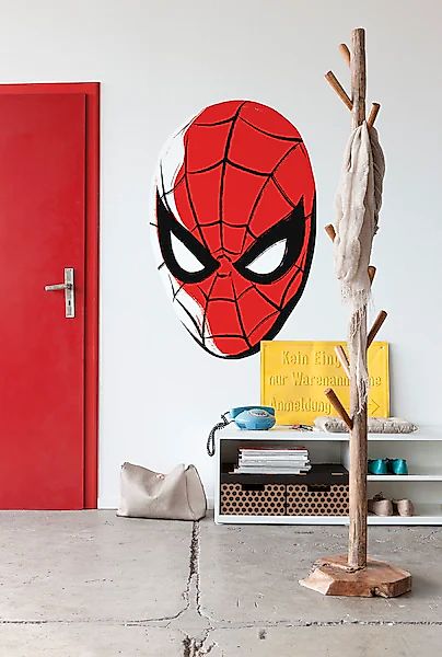 Komar Wandtattoo »Spider-Man Headshot - Größe 125 x 125 cm«, (1 St.), rund günstig online kaufen