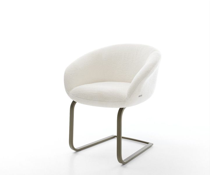 DELIFE Polsterstuhl Vinka-Flex, mit Armlehnen Freischwinger günstig online kaufen