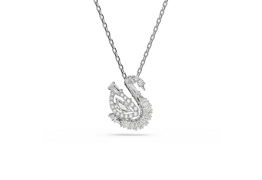 Swarovski Kette mit Anhänger Schmuck Geschenk Schwan Halskette, mit Swarovs günstig online kaufen