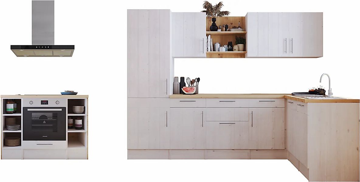 RESPEKTA Küchenzeile "Anton", Breite 280 cm, 91 cm Arbeitshöhe, in exklusiv günstig online kaufen