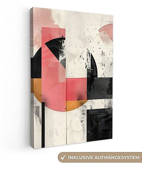 OneMillionCanvasses® Leinwandbild Rosa - Abstrakt - Ästhetisch - Modern - F günstig online kaufen