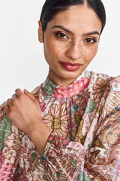 RICHROYAL Klassische Bluse Mit Rundhalsausschnitt günstig online kaufen