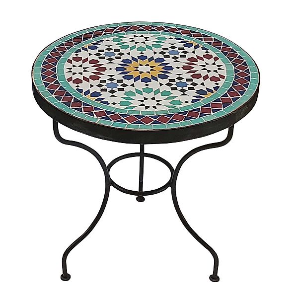 Casa Moro Beistelltisch Mosaik-Beistelltisch Ø 45cm günstig online kaufen