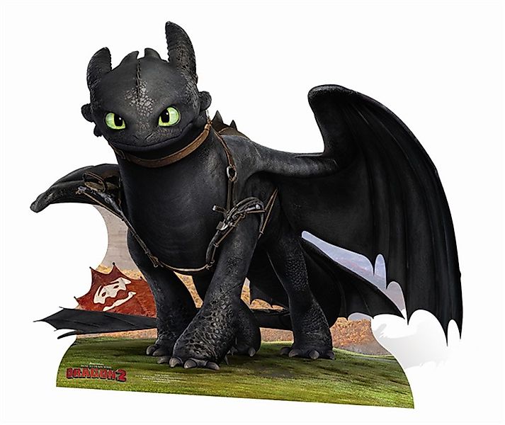 Dekofigur Dragons Pappaufsteller How to train günstig online kaufen