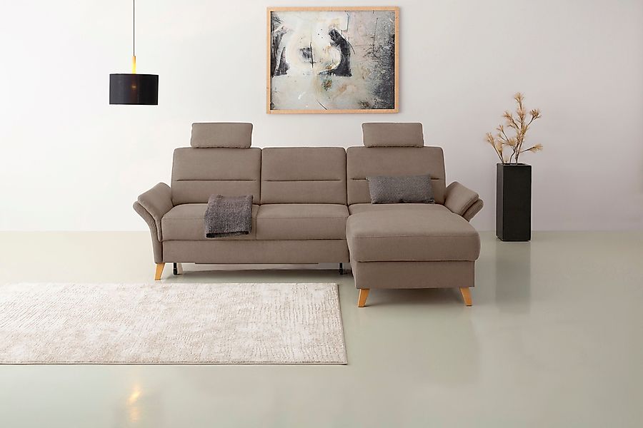 Home affaire Ecksofa Westerland L-Form, Federkern-Polsterung, günstig online kaufen