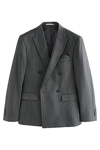 Next Sakko Doppelreihiges Anzugsakko mit Streifen (1-tlg) günstig online kaufen