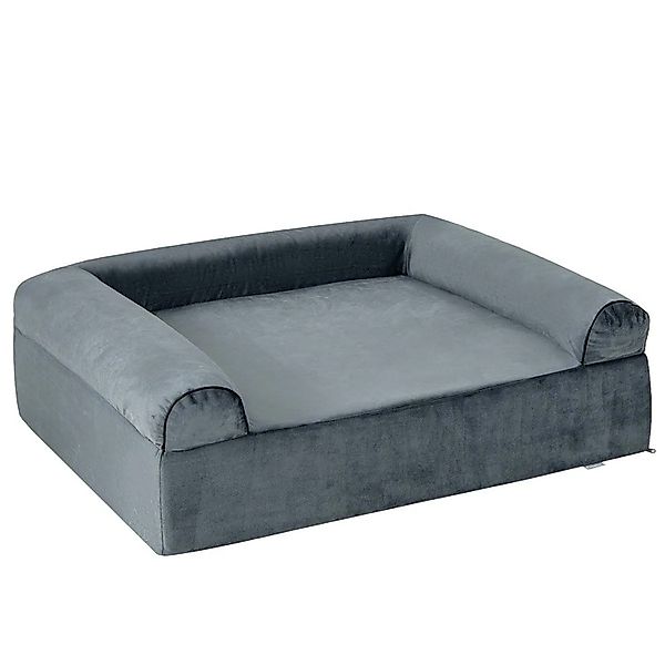 Costway Orthopädisches Hundebett Hundesofa Grau 102 x 81 x 30.5 cm günstig online kaufen