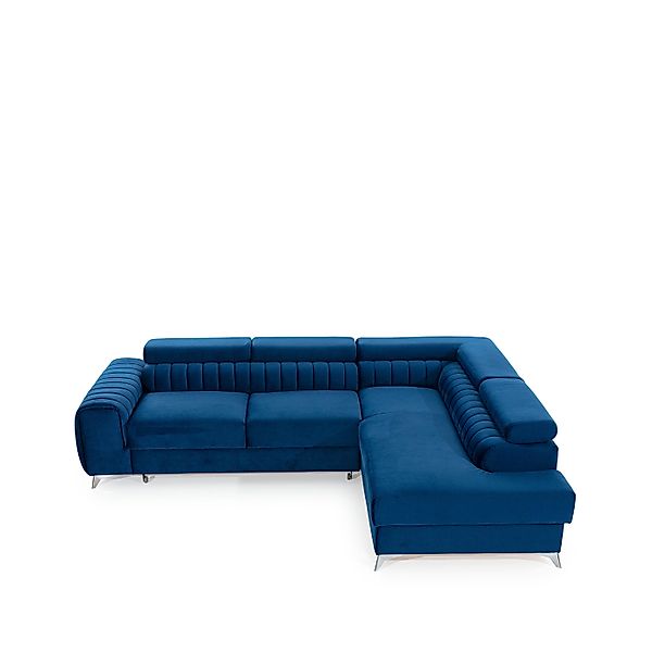 MOEBLO Ecksofa OLIVIER, stilvolle Wohnlandschaft in L-Form mit Schlaffunkti günstig online kaufen