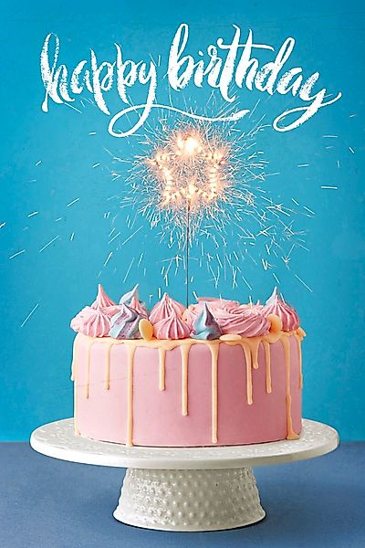 queence Metallbild "Happy Birthday", Sprüche, (1 St.) günstig online kaufen