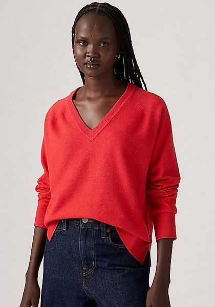 Levi's® V-Ausschnitt-Pullover SUPER SOFT VNECK PULLOVER im Bund beidseitig günstig online kaufen