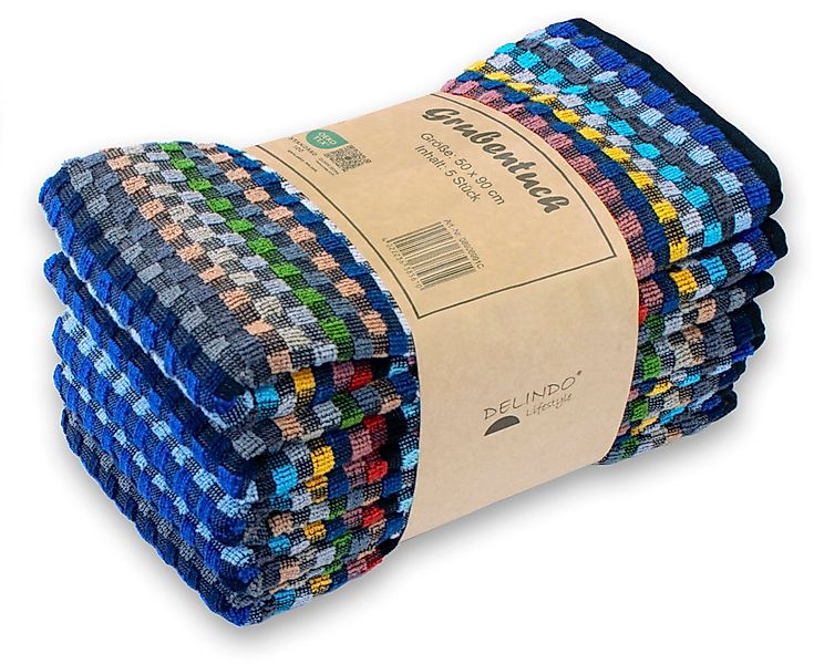 Delindo Lifestyle Handtuch Frottier Grubentuch, 50x90 günstig online kaufen