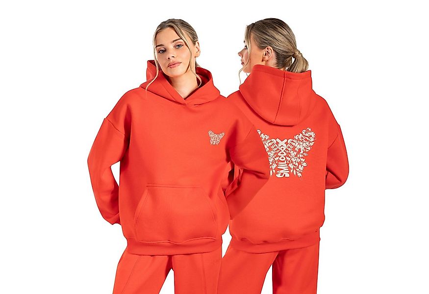 Smilodox Hoodie Nala, Oversize Fit Pullover mit großer Kapuze und Butterfly günstig online kaufen