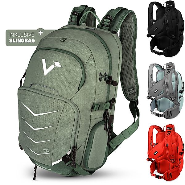 Valkental Wanderrucksack Fahrradrucksack & Outdoor Rucksack (2-tlg), wasser günstig online kaufen