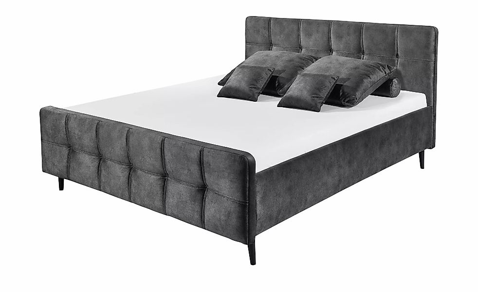 meinBett Polsterbettgestell  Mariano C ¦ grau ¦ Maße (cm): B: 169 H: 108 Be günstig online kaufen