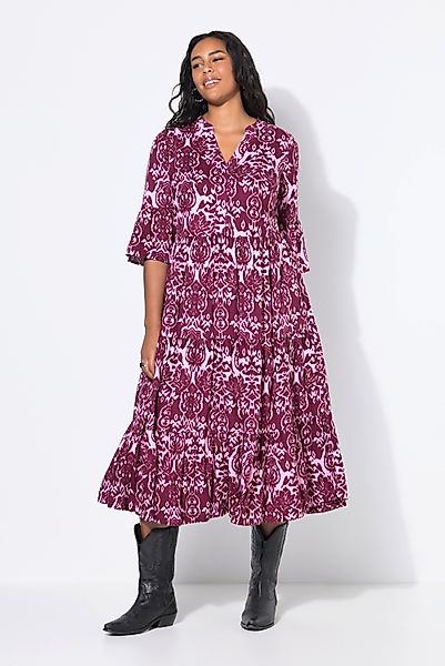 Studio Untold Maxikleid Maxikleid A-Line Alloverprint günstig online kaufen
