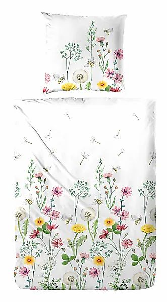 Primera Bettwäsche »Renforce-Bettwäsche Oh my Garden«, mit zarten Blüten günstig online kaufen