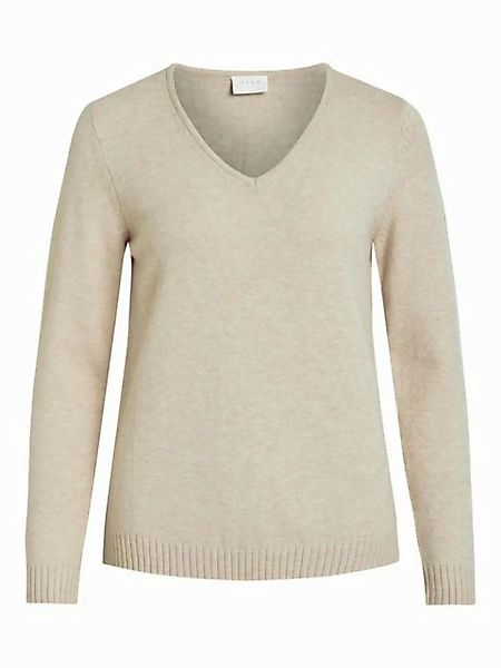 Vila V-Ausschnitt-Pullover "VIRIL V-NECK L/S KNIT TOP - NOOS" günstig online kaufen