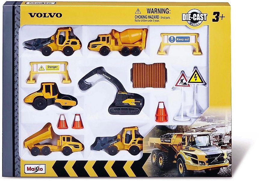 Maisto® Spielzeug-Auto Volvo Baufahrzeuge Set, (Set) günstig online kaufen